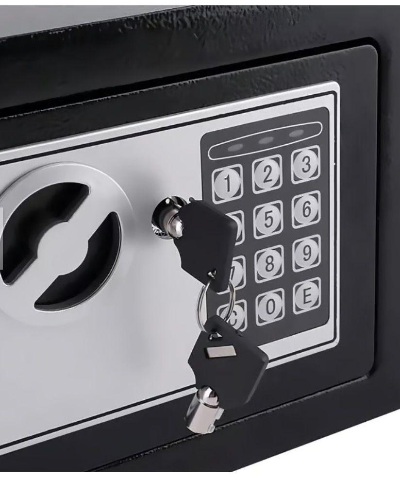 Caja Fuerte Seguridad Electrónicacombinación Color Negro-3