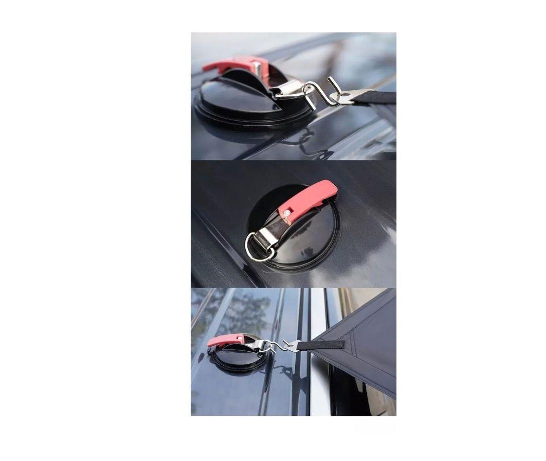 Ventosa Portátil Multicolgador Para Auto Tienda De Campaña-4