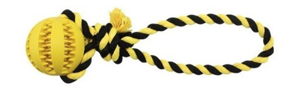 Juguete Perro Cuerda con Pelota Dentada-2