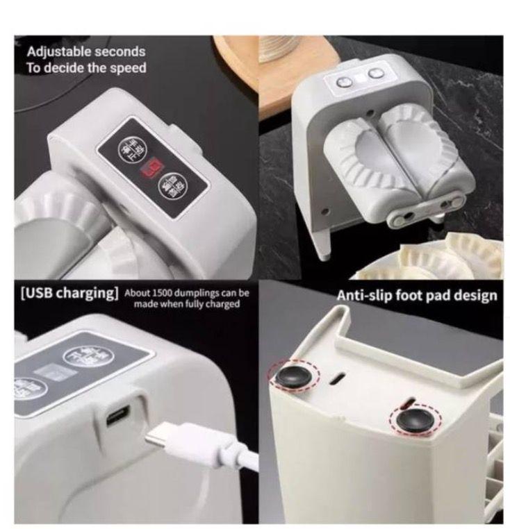 Maquina Prensa Para Empanadas Dumpling Carga Usb-4