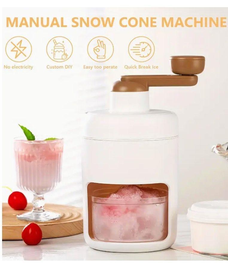 Máquina Trituradora Hielo Raspado Manual-2