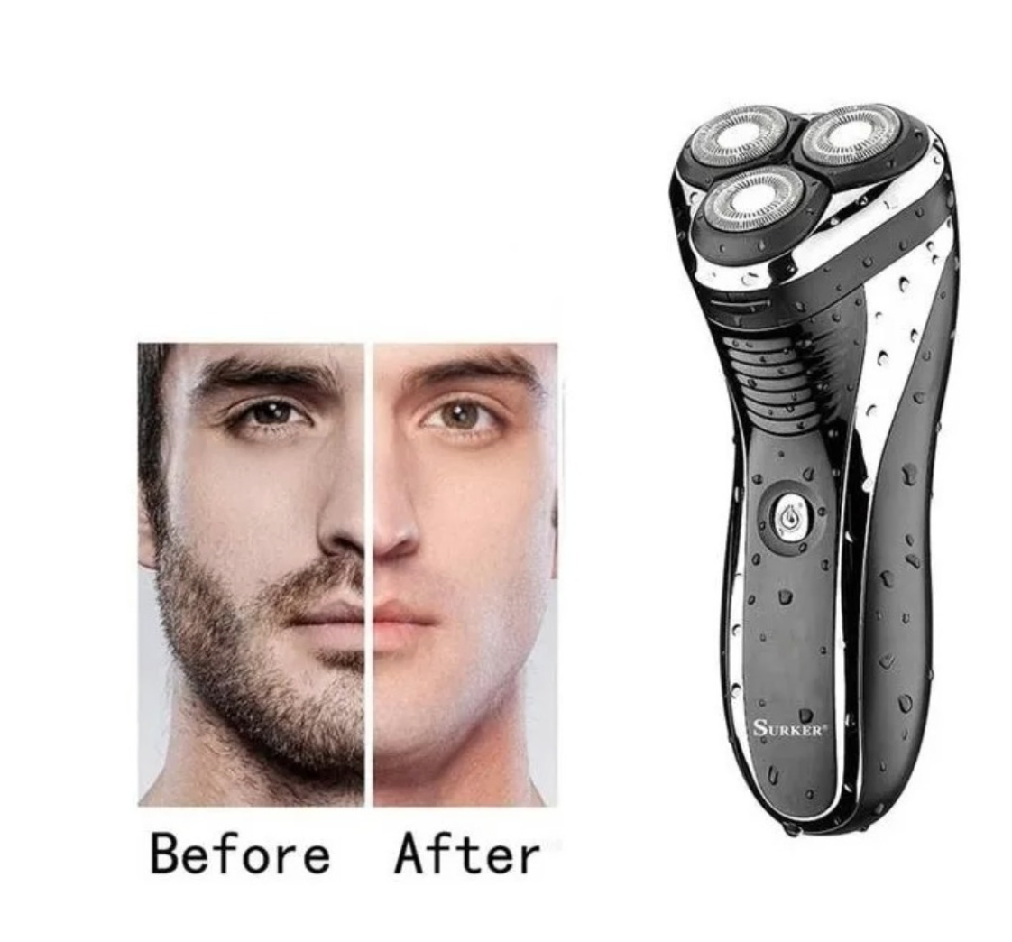 Maquina de Afeitar Recargable De Tres Cabezas Ultra Shaving-2