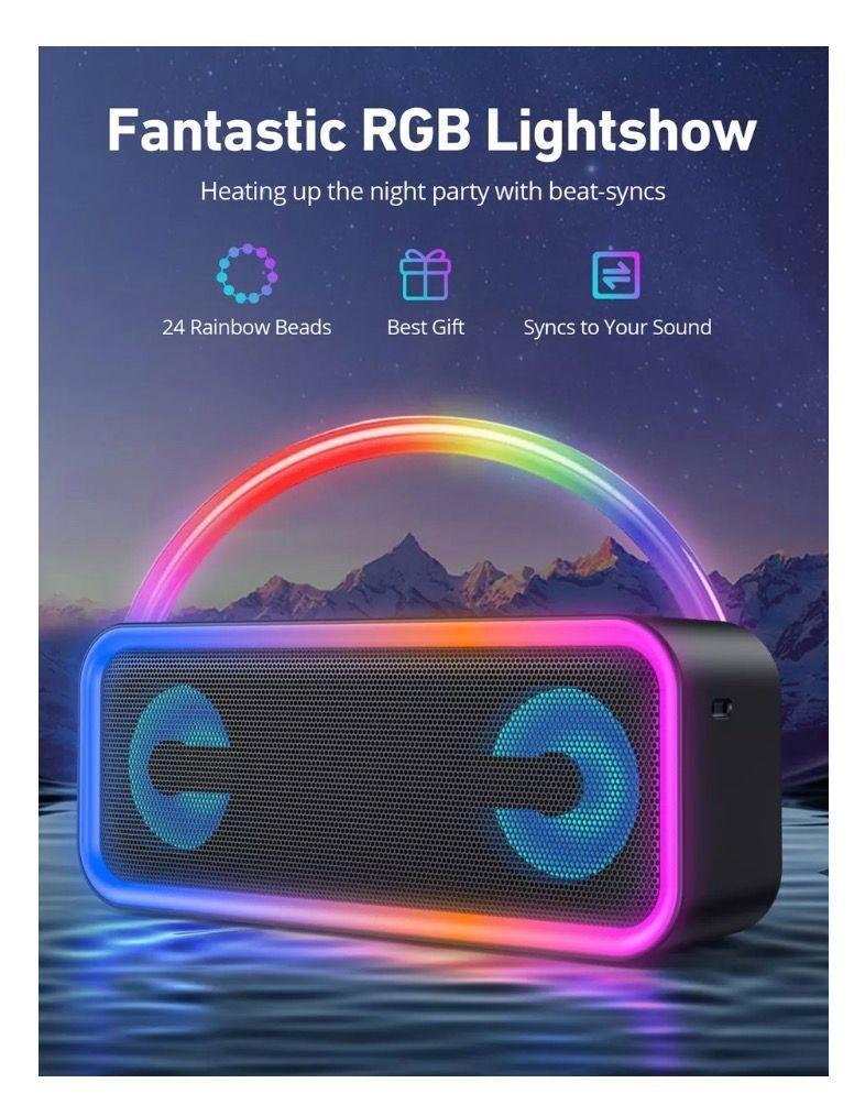Parlante Portatil Bluetooth  Portátil USB SK5 Rectangular-2