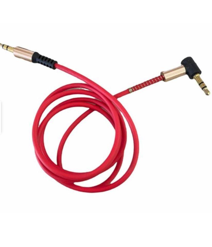 Cable Stereo Plug 3.5mm 1 Metro Reforzado-0