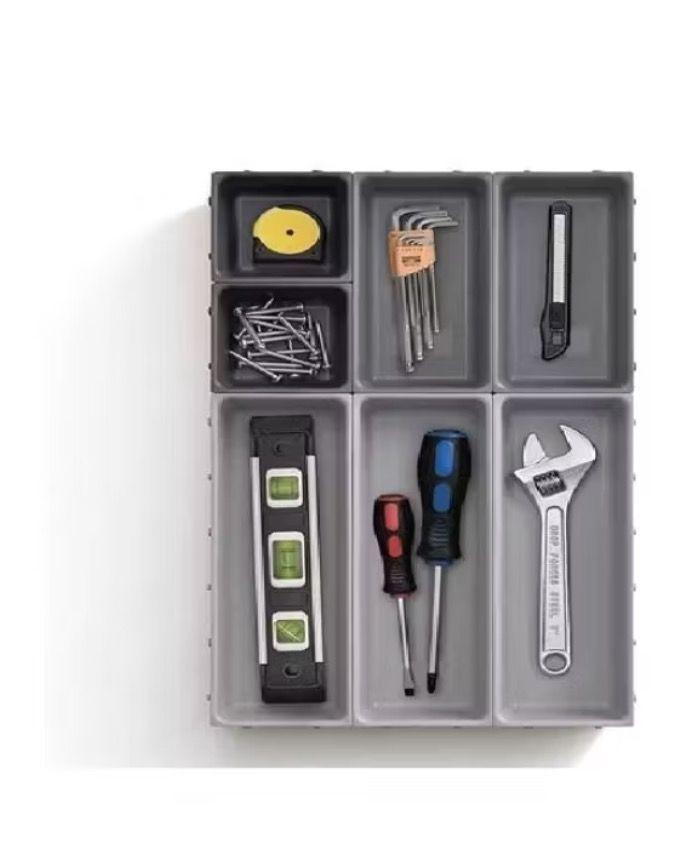Organizador Cubiertos Utensilios Cajon 7 Piezas Desmontables-1