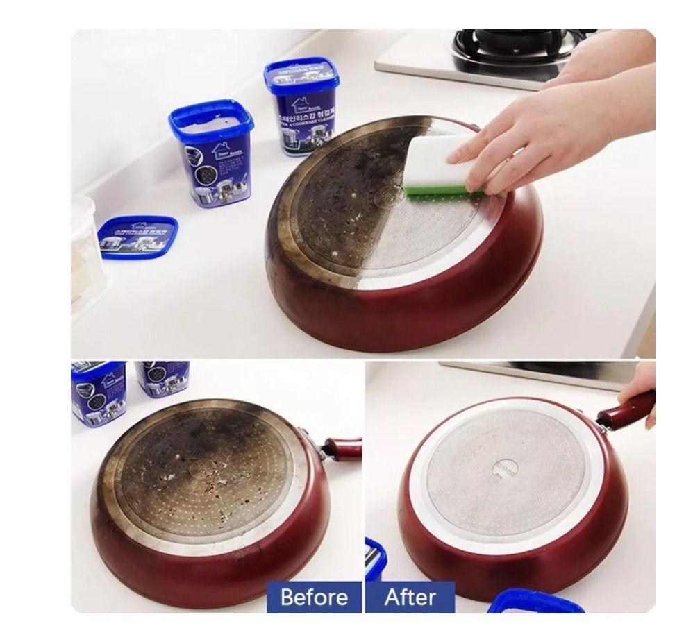 Limpia Olla Multiuso Pasta Crema Limpiador Acero Hogar Inox-5