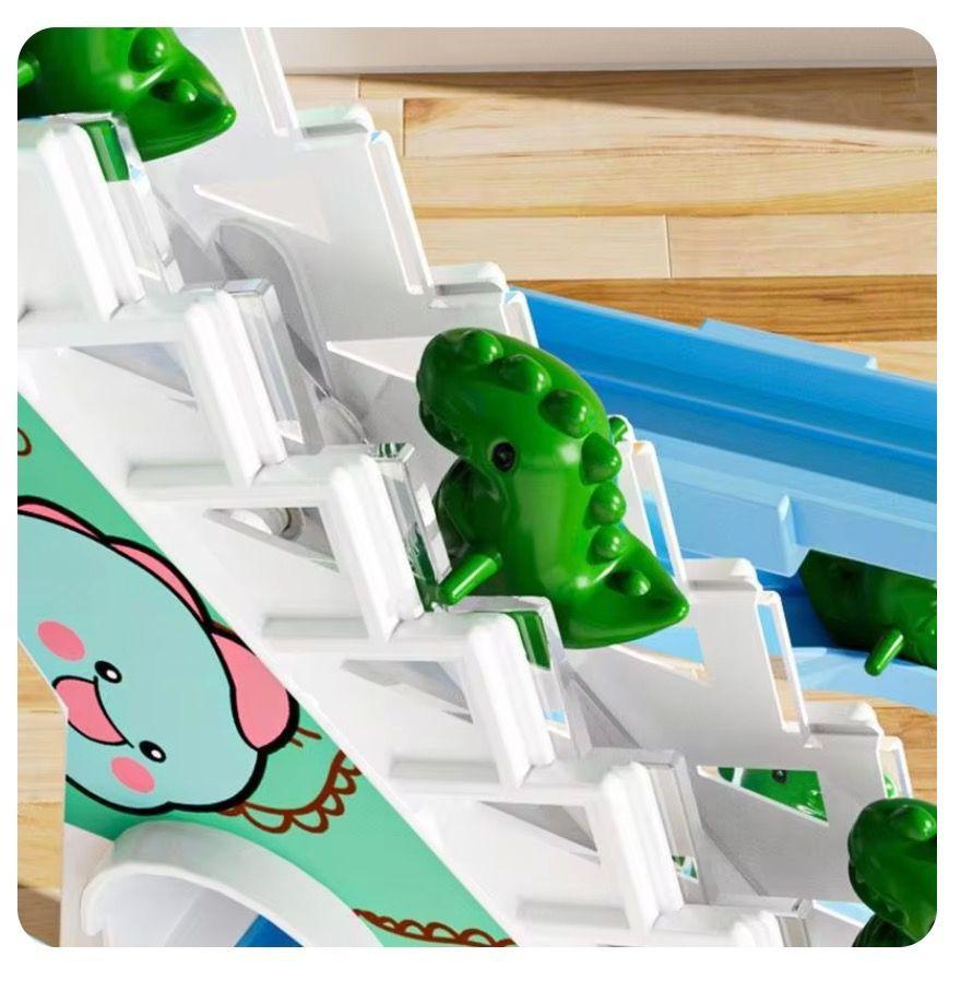 Pista escaladora Dinosaurios Flotante Niños-2