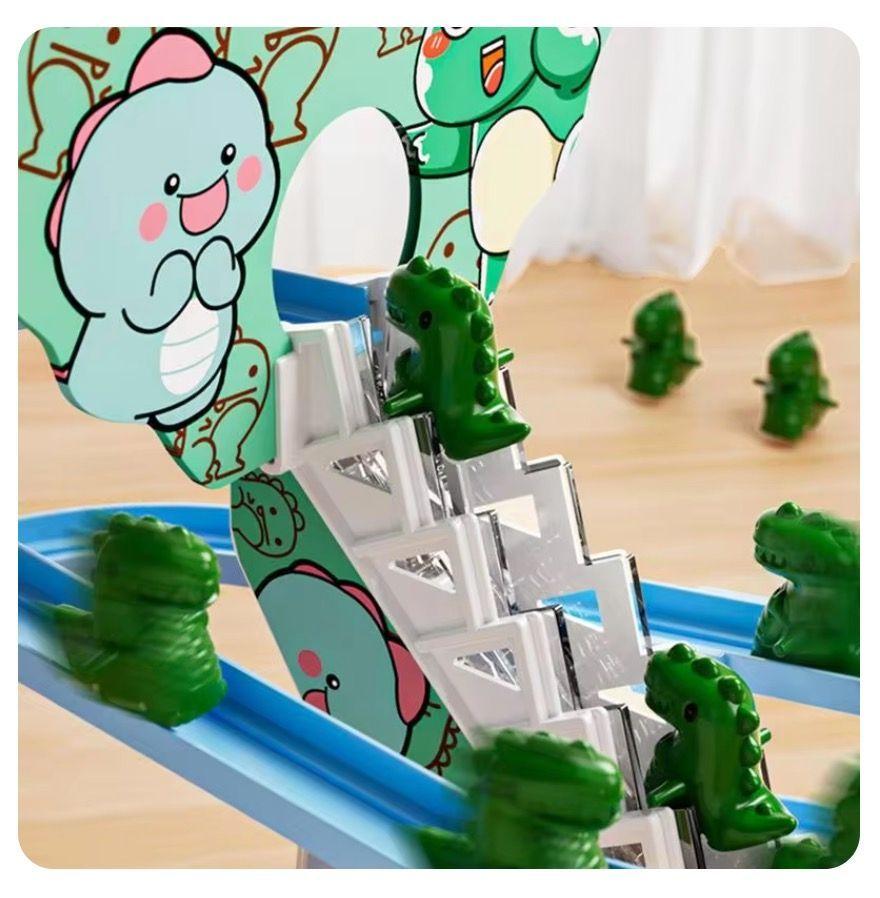 Pista escaladora Dinosaurios Flotante Niños-3