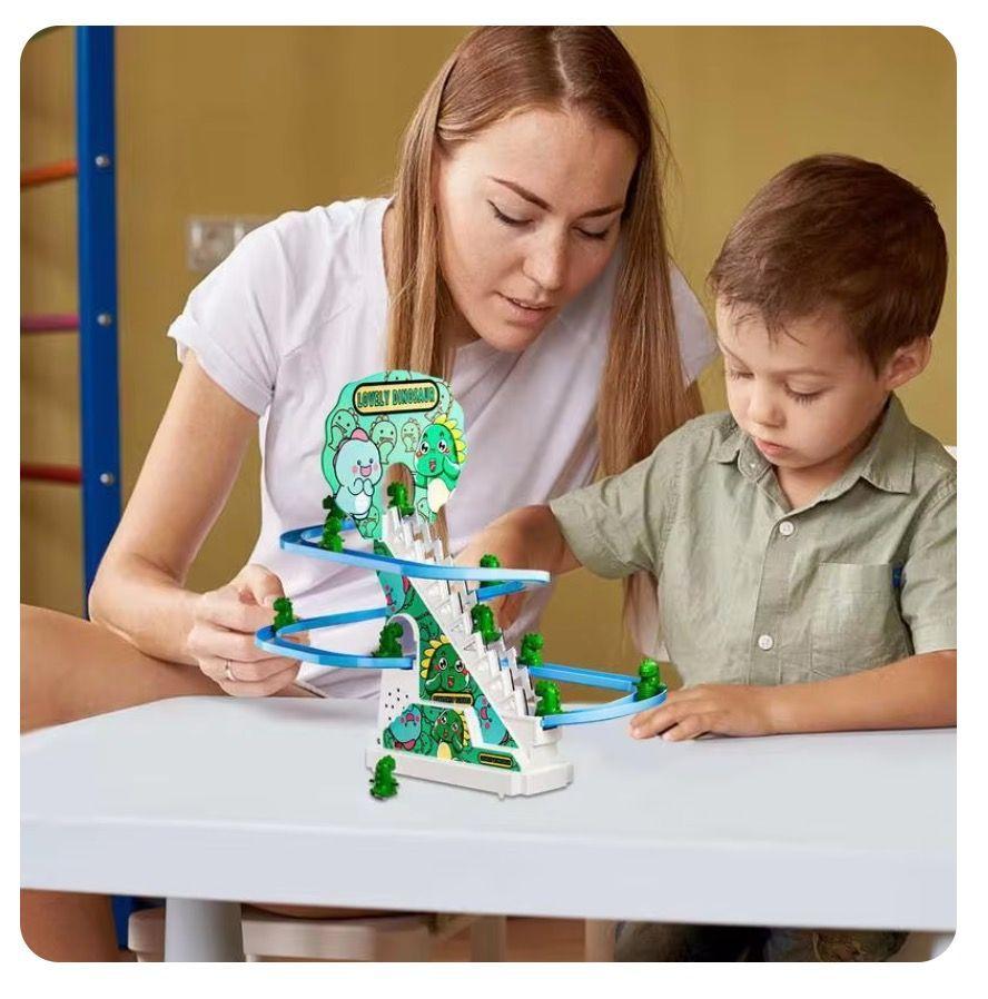 Pista escaladora Dinosaurios Flotante Niños-4
