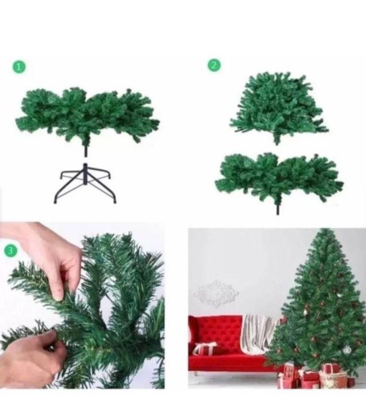 Árbol de Navidad 120 cms Verde Efecto Denso-2