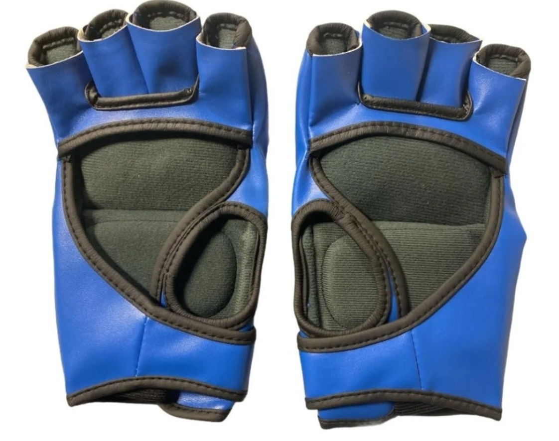 Guantes Mma Guantillas Ufc Muay Thai Mma Kick Boxing Azul-2