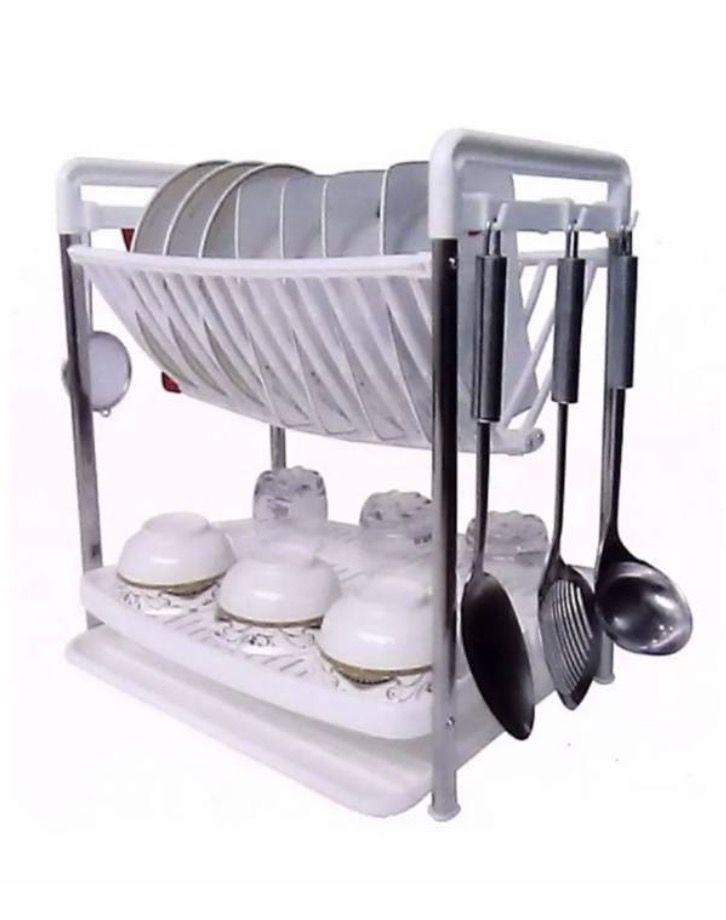 Escurridor Secador De Loza De Platos 2 Niveles -2