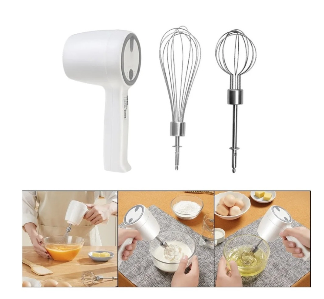 Batidora De Mano Inalámbrica Portátil De Alimentos-4
