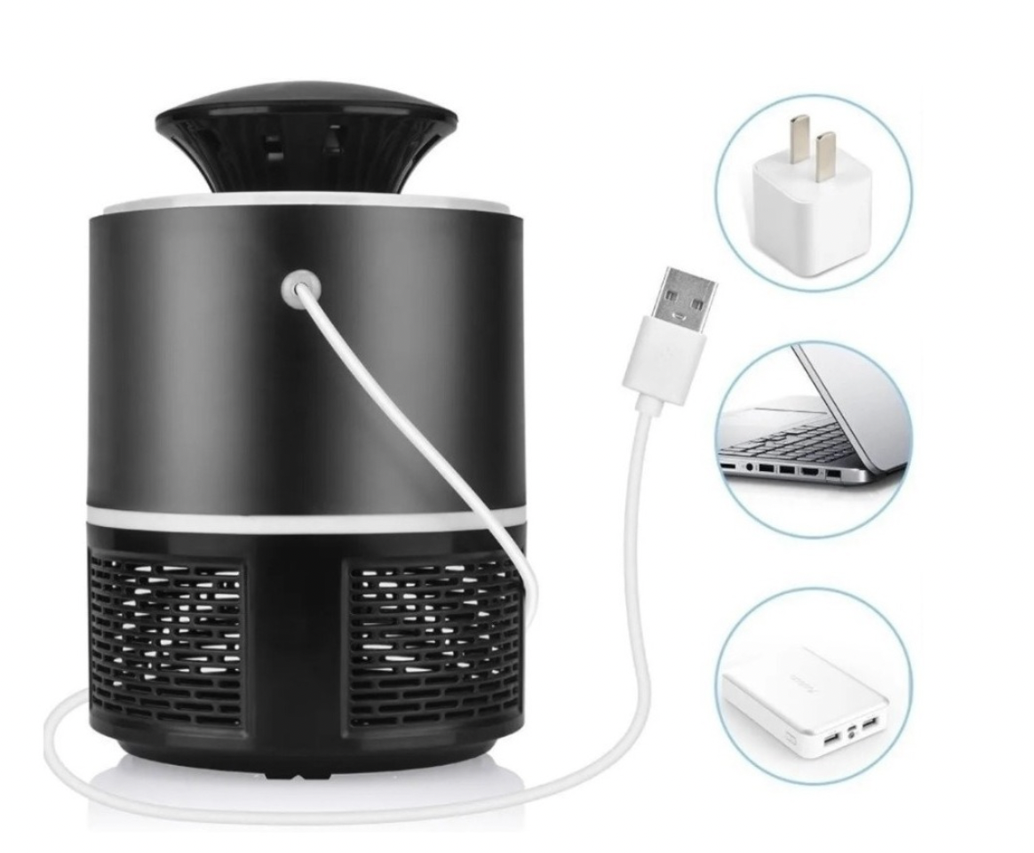 Lampara Matamosquitos Usb Insecto Repelente De Moscas-5