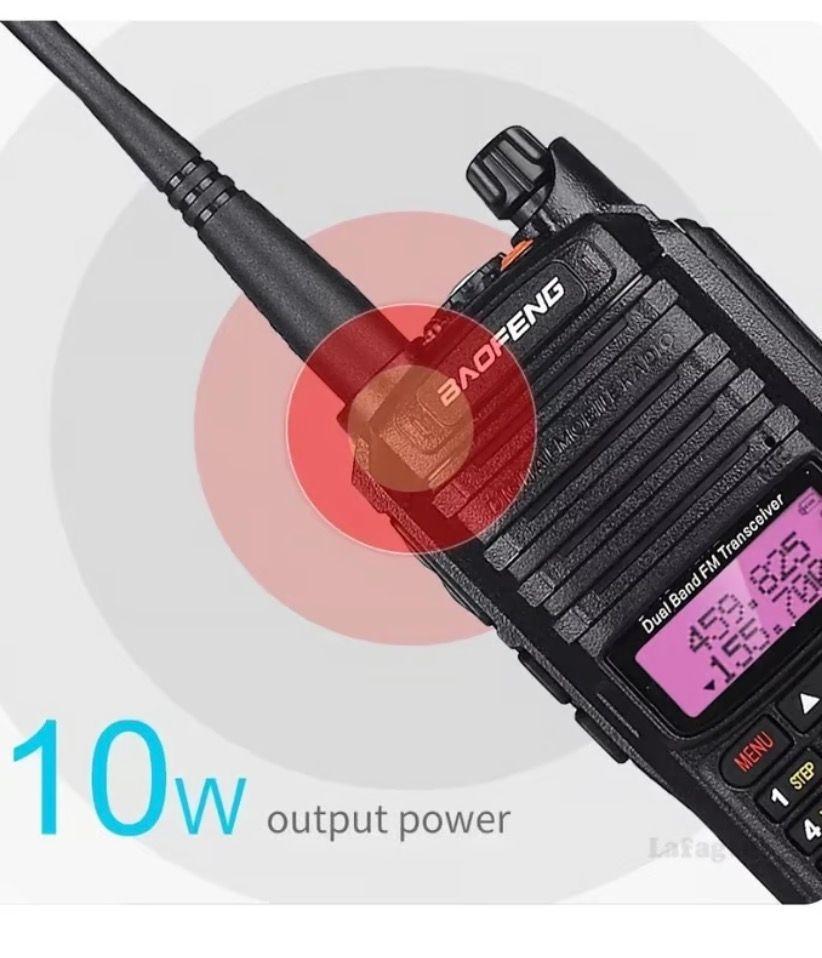 Radio Baofeng UV9rPlus Bidireccional DobleBanda VHF UHF 10W ip68-2
