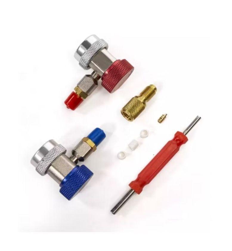 Kit Manómetro Carga Aire Acondicionado Profesional Fluoruro-5