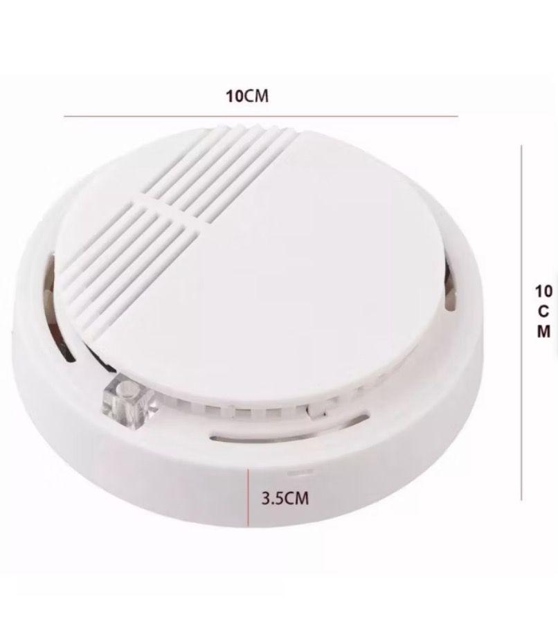 Pack x10 Alarma Inalambrico Detector Humo Contra Incendios Seguridad-3