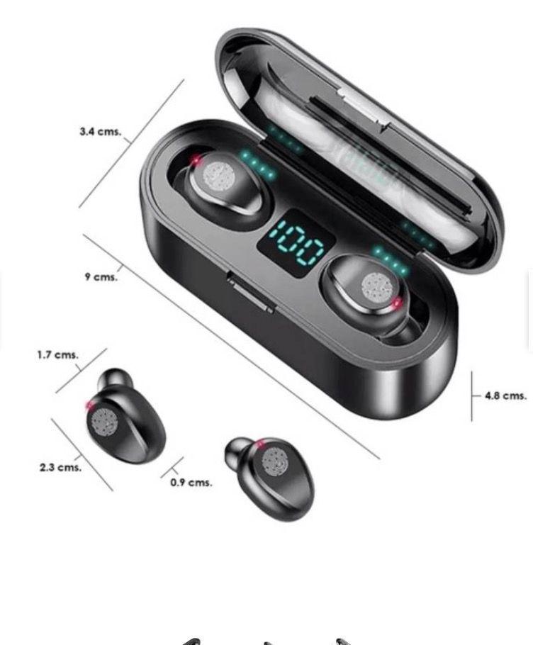Audifonos Inalambricos Bluetooth AKST230 Con Power Bank-2