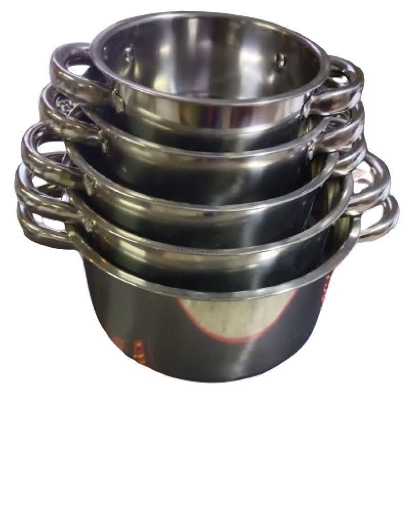 Juego De Ollas 16-18-20-22-24cm 10P Inox Diseño-1