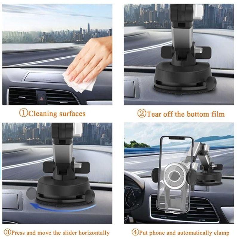 Soporte Para Teléfono con Brazo Robot Auto 360 Grados-5