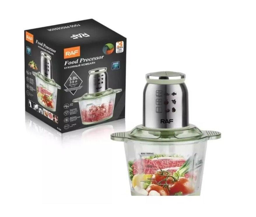 Mini Procesador De Alimentos 600w Picadora 3l R7001-2