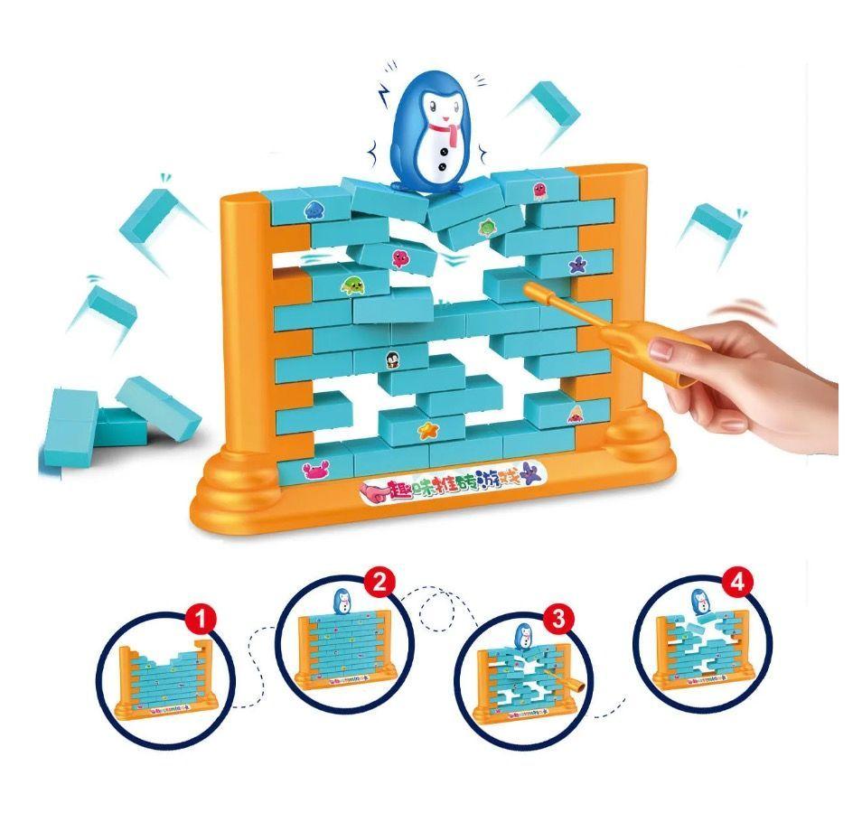 Juego De Mesa Salva Pinguino Bricks Pequeño-0