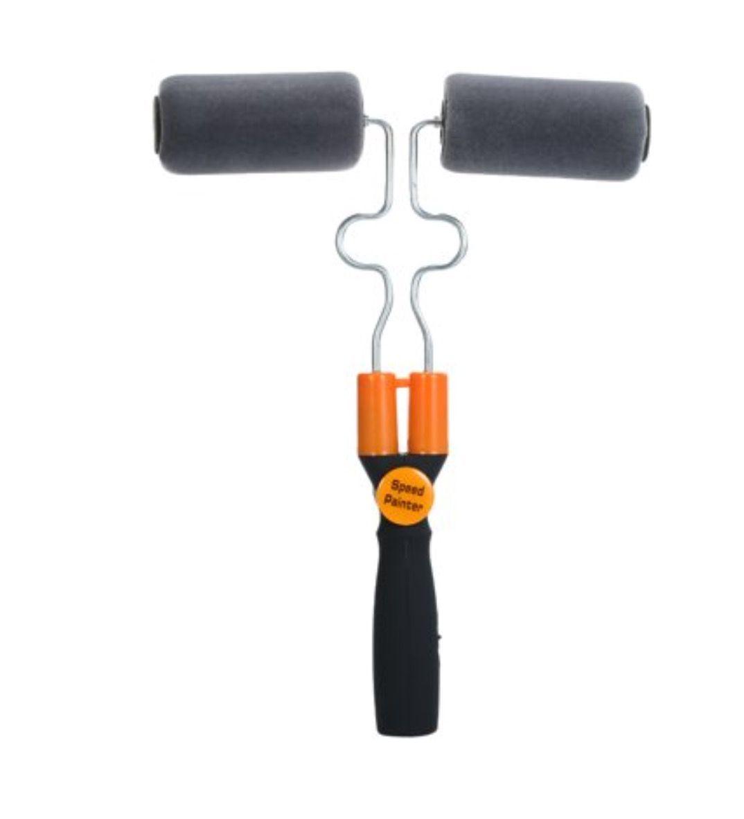 Rodillo Doble Para Pintar Recargable Kit-0