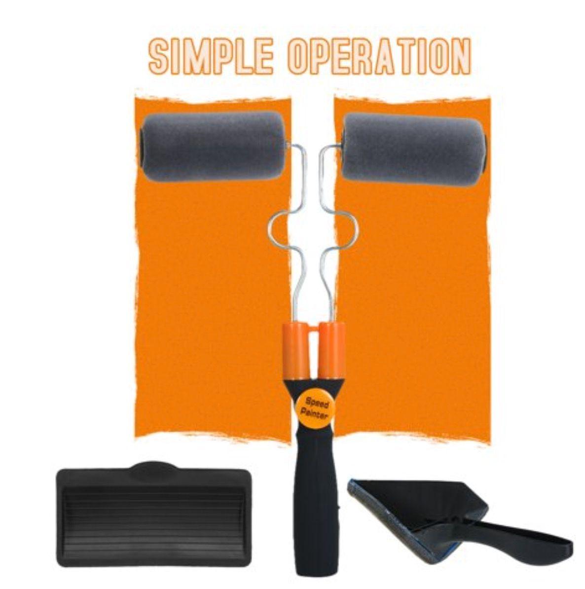 Rodillo Doble Para Pintar Recargable Kit-4