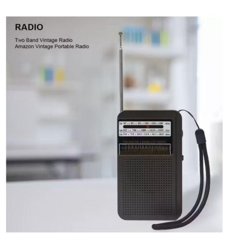 Radio Portátil Bolsillo Amfm Antena Mk-308-3