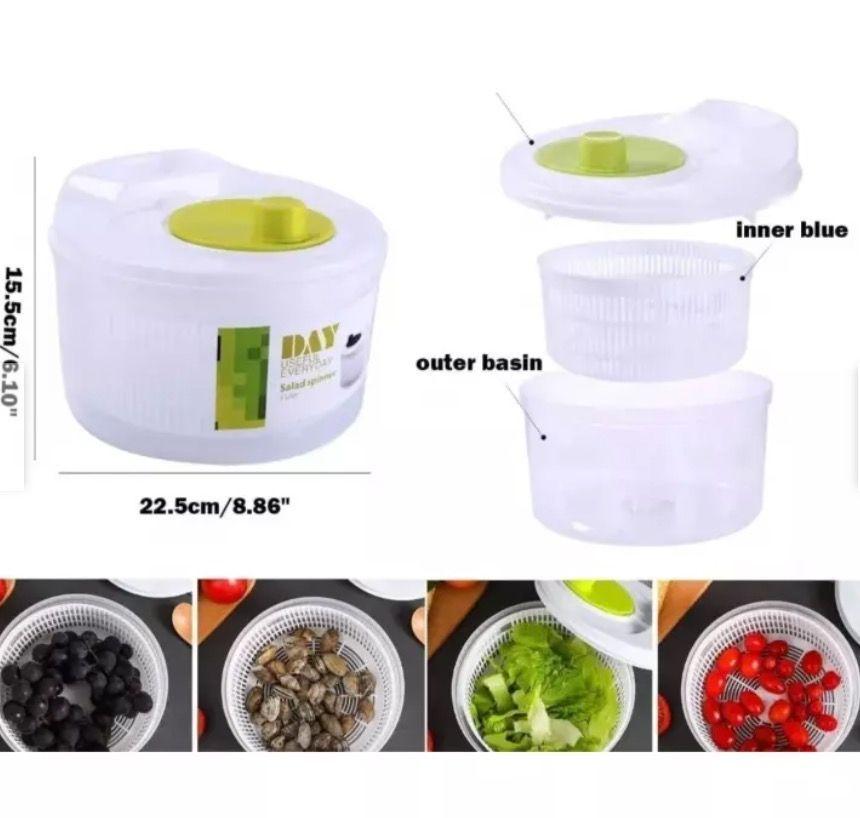 Secadora Centrifuga De Verduras Lechuga Frutas-4