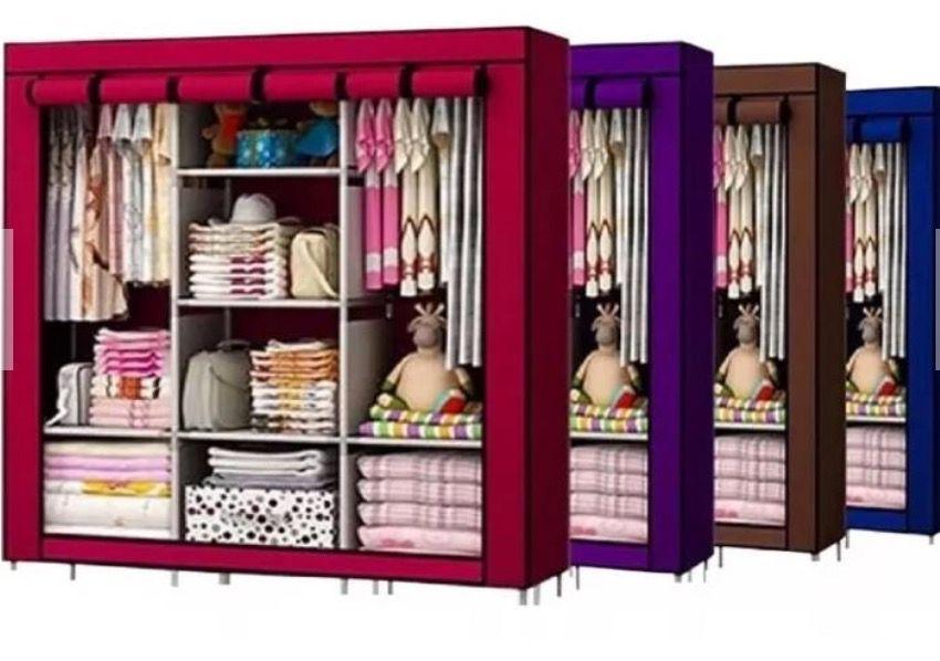 Closet Guarda Ropa Armable Ropero Grande Café-2