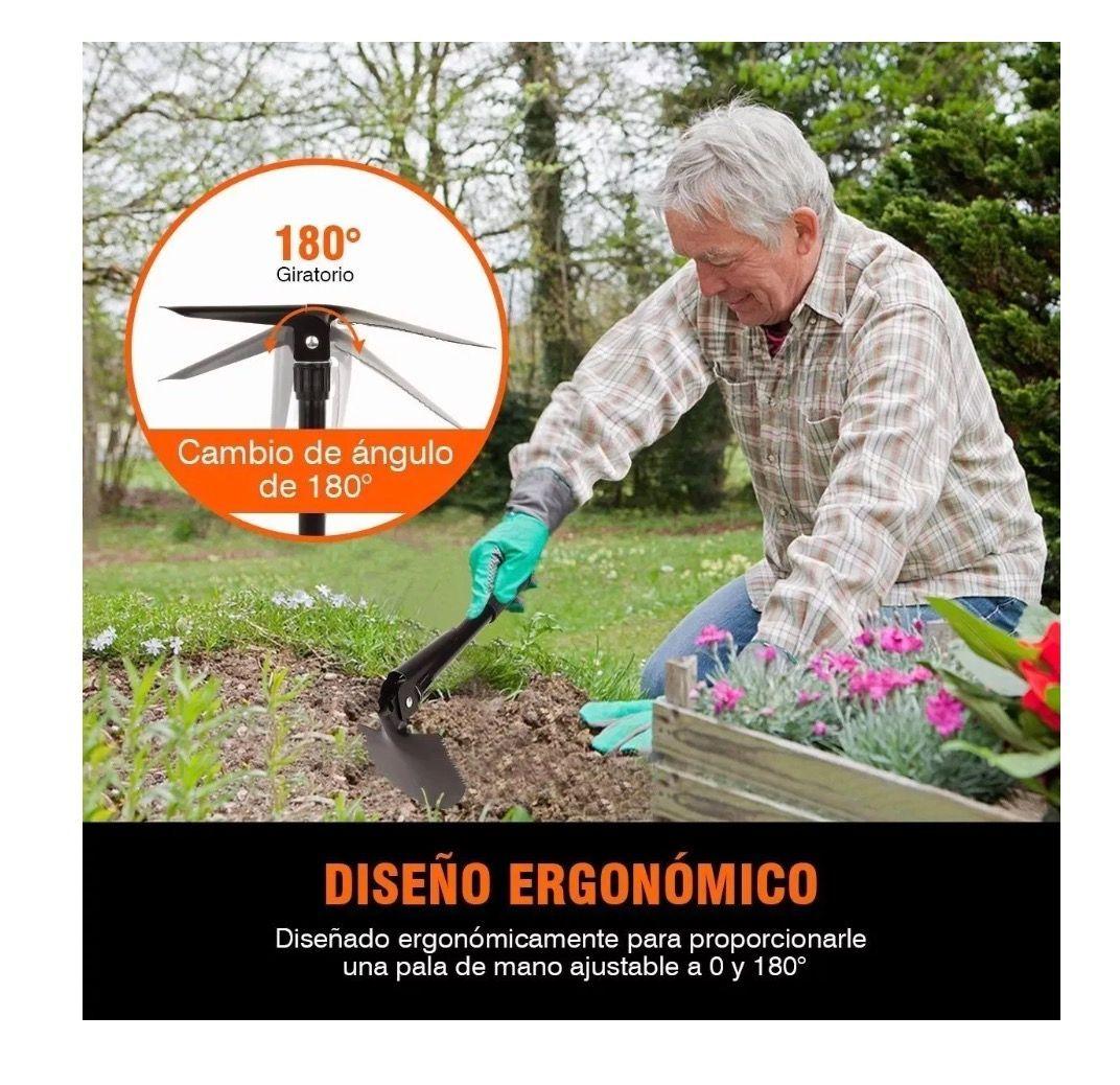 Pala Plegable 2 En 1 Militar Multifuncional Campin-4