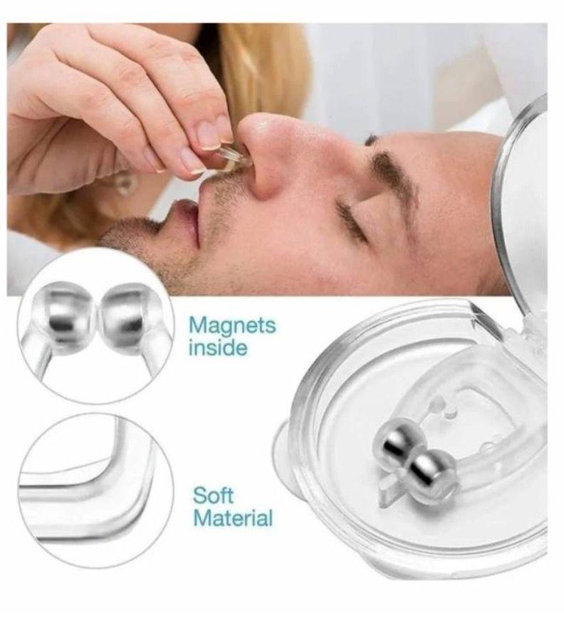 3x Anillo Anti Ronquidos Nose Clip Imanes Biomagne-3