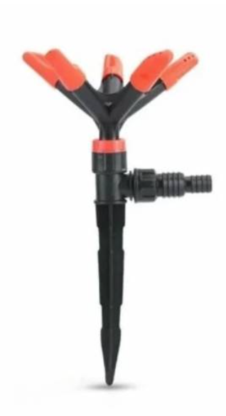 Aspersor Rociador De Agua Para Cesped Giratorio 360° Aspersor Jardin-0