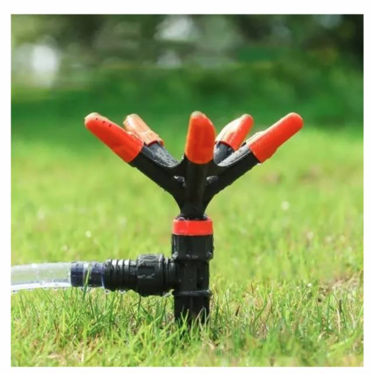 Aspersor Rociador De Agua Para Cesped Giratorio 360° Aspersor Jardin-2