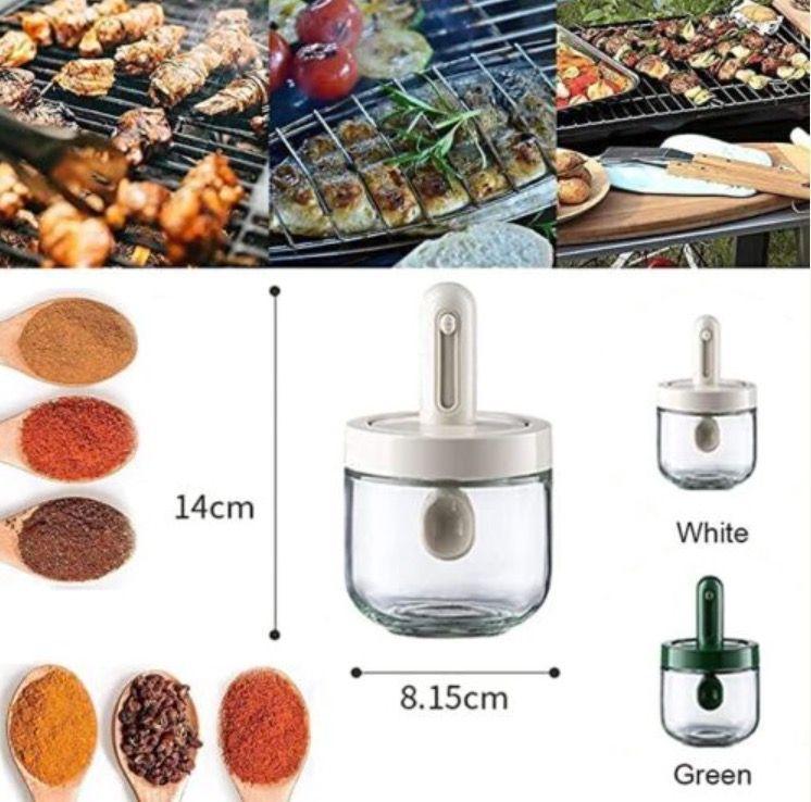 Botella de Condimento con Cuchara Retráctil-4