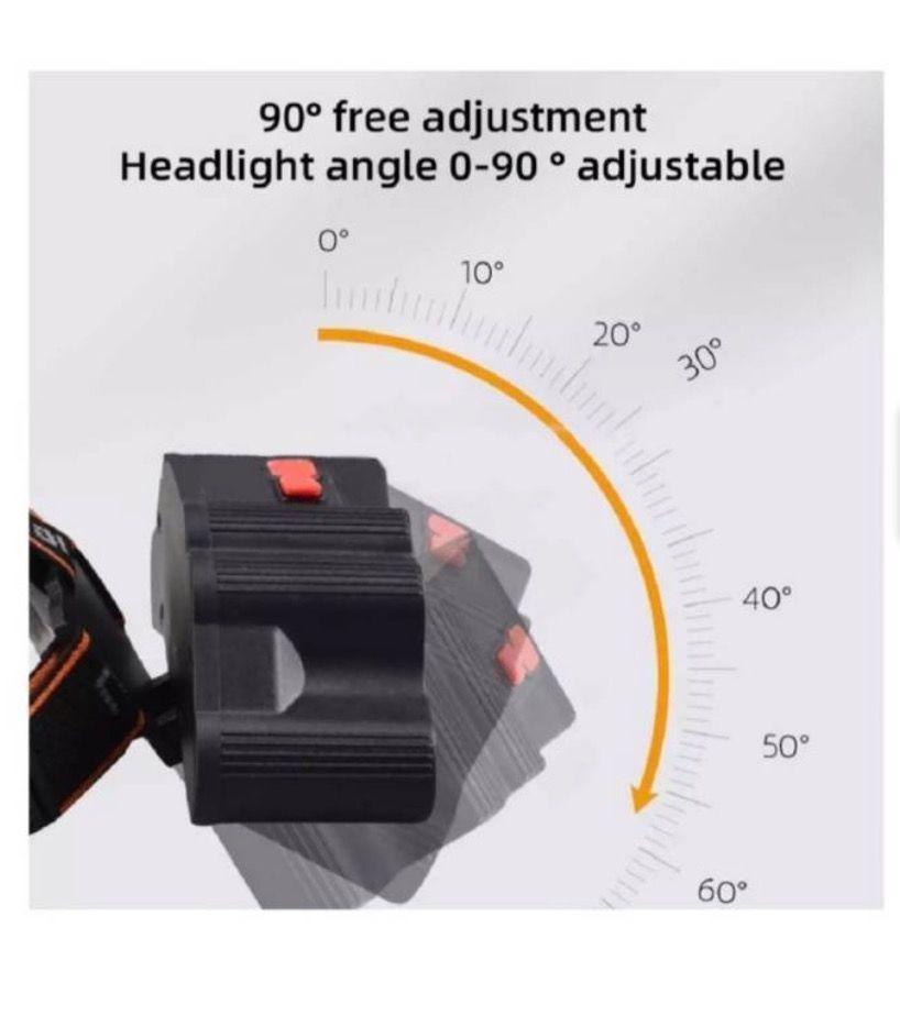 Linterna Led Minera Cabeza Cintillo Frontal 11 Led-4