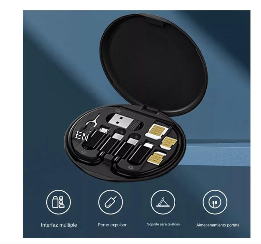 Kit Adaptador Carga Rapida Usb Tipo C Para iPhone Y Android-2