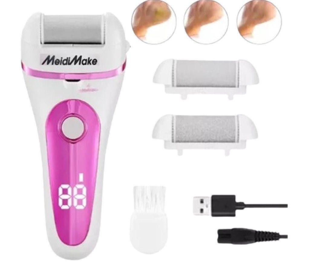 Removedor De Callos Maquina Exfoliadora Para Pies Rosa USB-0