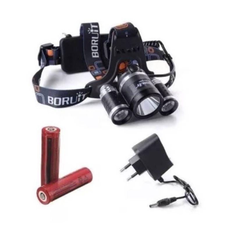 2x Linterna Led Minero Frontal Cabeza Cintillo -2