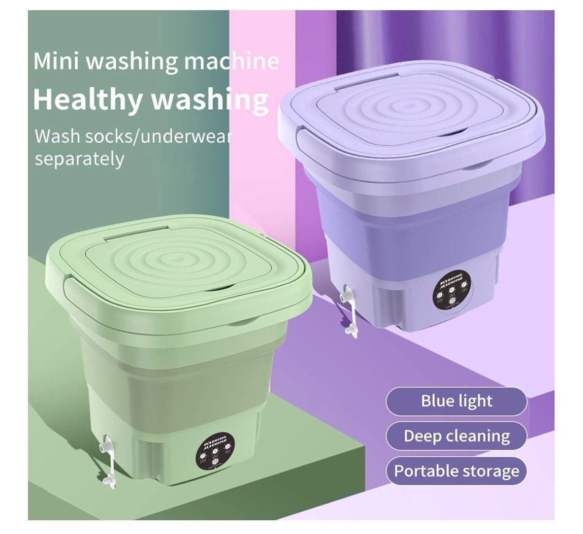 Lavadora Plegable Portatil Capacidad 9 Litros Waterproof IPx4 Viajes-3