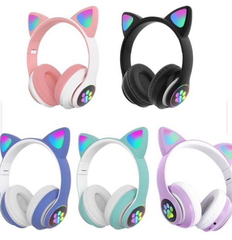 Audífonos Inalámbricos Bluetooth L550 Cat Ear Recargable-2