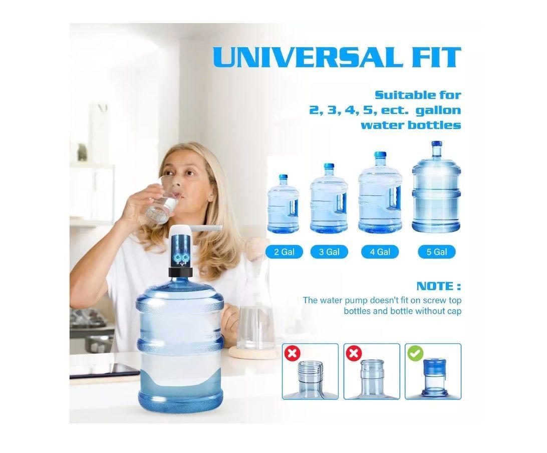 2x Dispensador Agua Botellon Automatico Blanco Usb Recargable IRM-3
