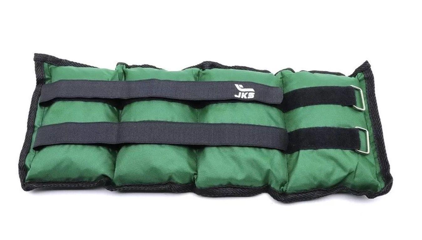 Pesa De Arena Para Tobillo Par VERDE 2 Kg-0