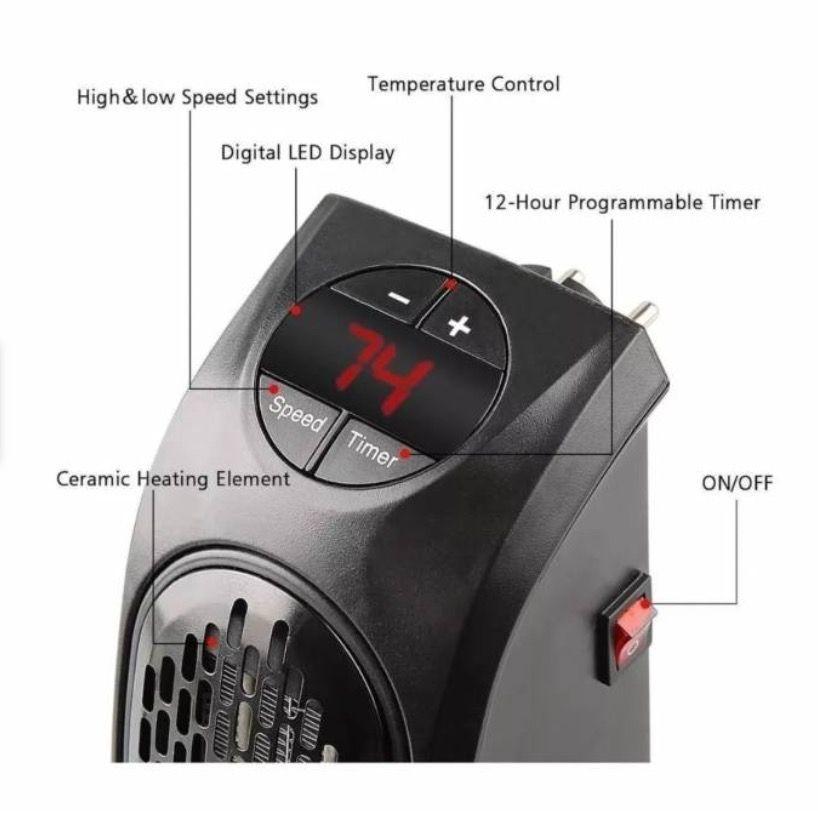 2 xCalefactor Termoventilador Calefaccion 400w 2 U-4