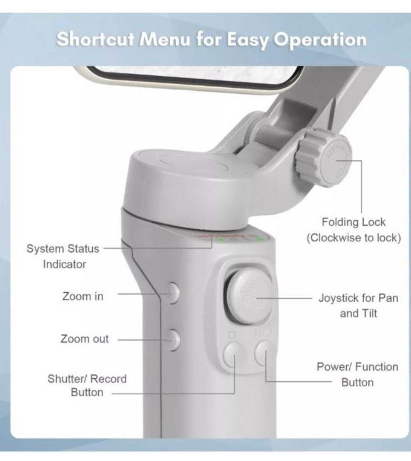 Estabilizador De Celular Soporte Gimbal -4
