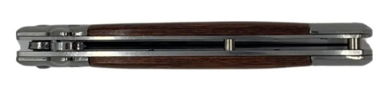 Navaja Cortapluma Cuchillo Tactico Mango De Madera -2