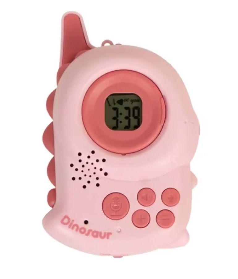 Walkie Talkie Niños Dinosaurio Kids Intercom Color Azul Y Rosado Par.-1