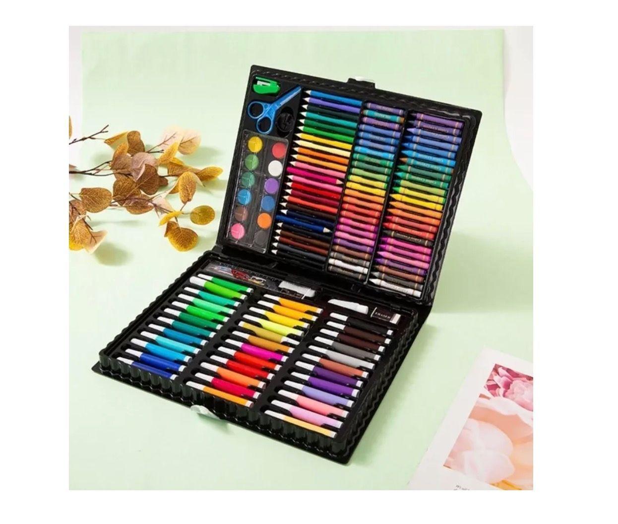 Set De Arte Maleta 150 Piezas Lápices Para Colorear-5