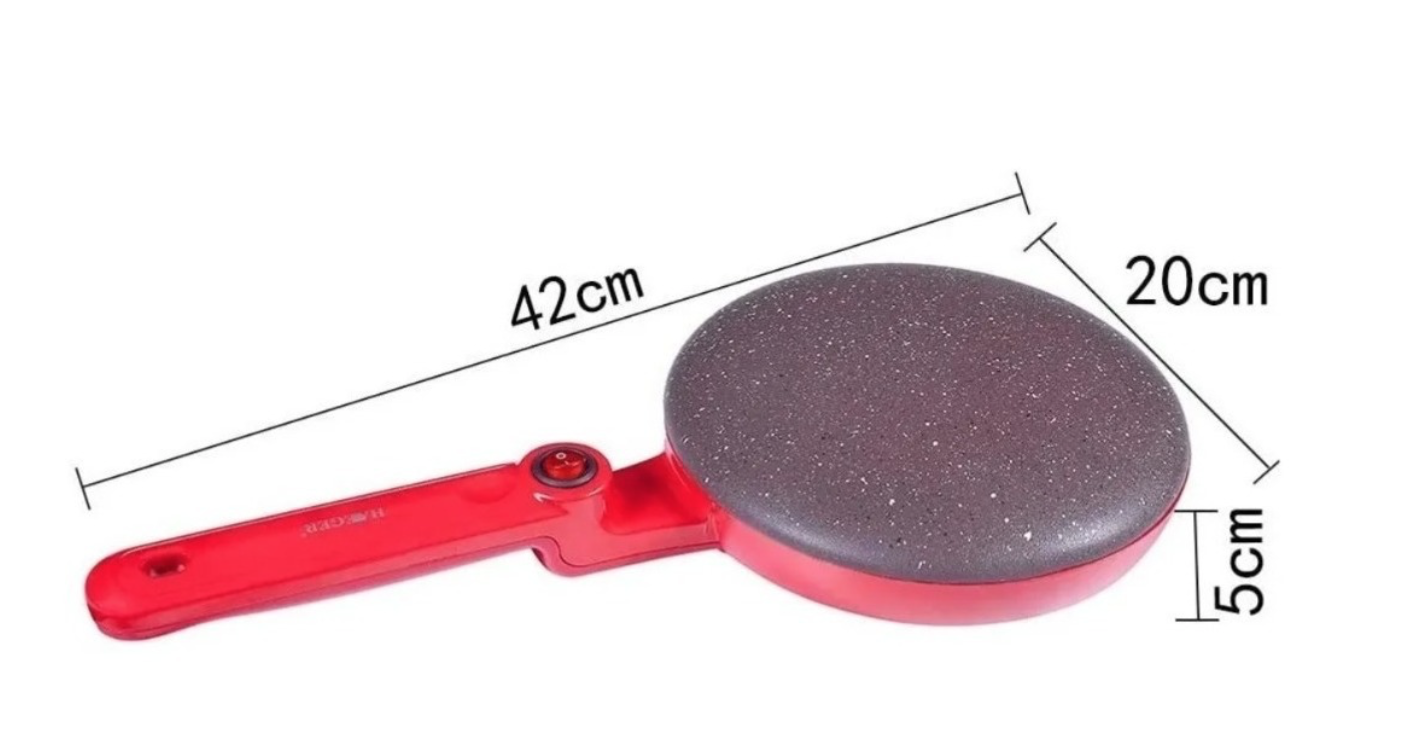 Panquequera Electrica Crepera Sartén 20 Cm Antiadherente-2